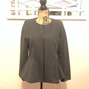 TopShop Peplum Zip Up Blazer 🦊 NWT